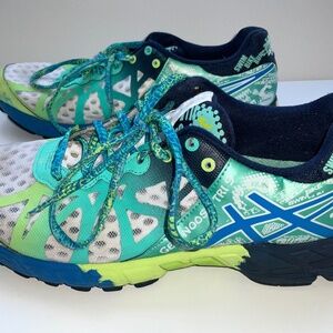 ASICS Women's Sneakers - Teal and Navy
